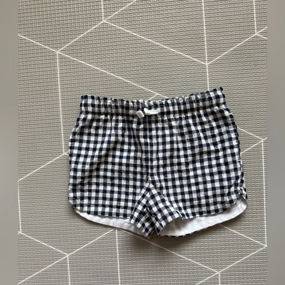 Cat & Jack|Baby girl black & White Gingham Shorts in cotton•••size 3T,boho style
